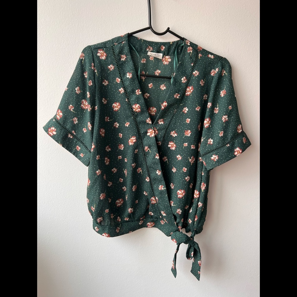 Green kimono top NEW
